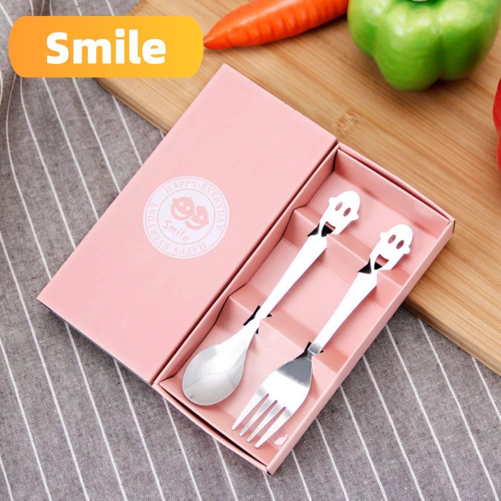 Bộ 2 Dụng Cụ Ăn Uống Bằng Thép Không Gỉ Chất Lượng Cao