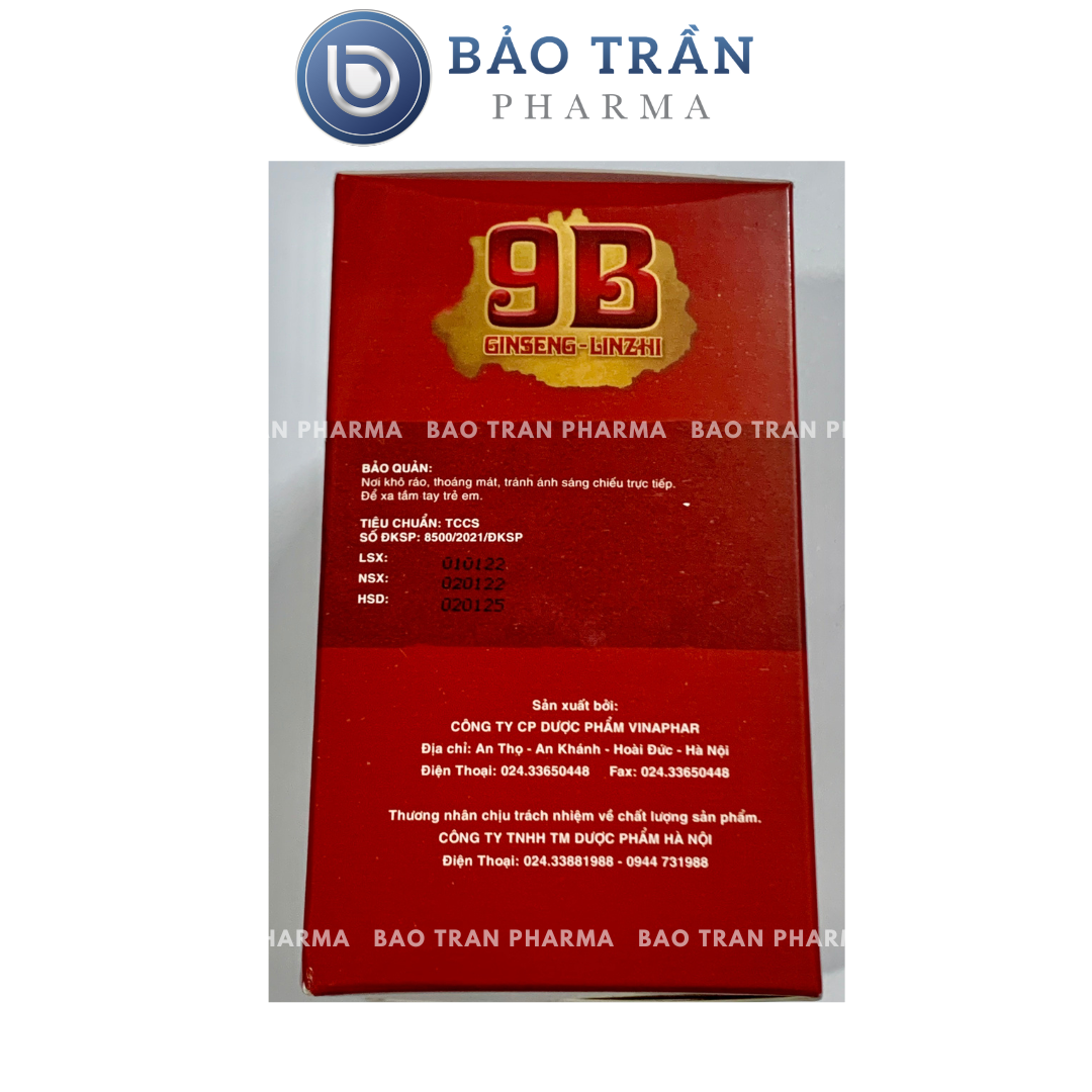 Vitamin 9B With Ginseng bổi bổ cơ thểm tăng cường sức đề kháng