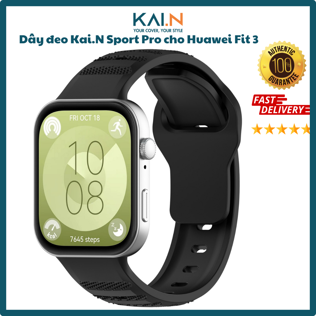 Dây Đồng Hồ Dành Cho Huawei Watch Fit 3, Kai.N Sport Pro_ Hàng chính hãng