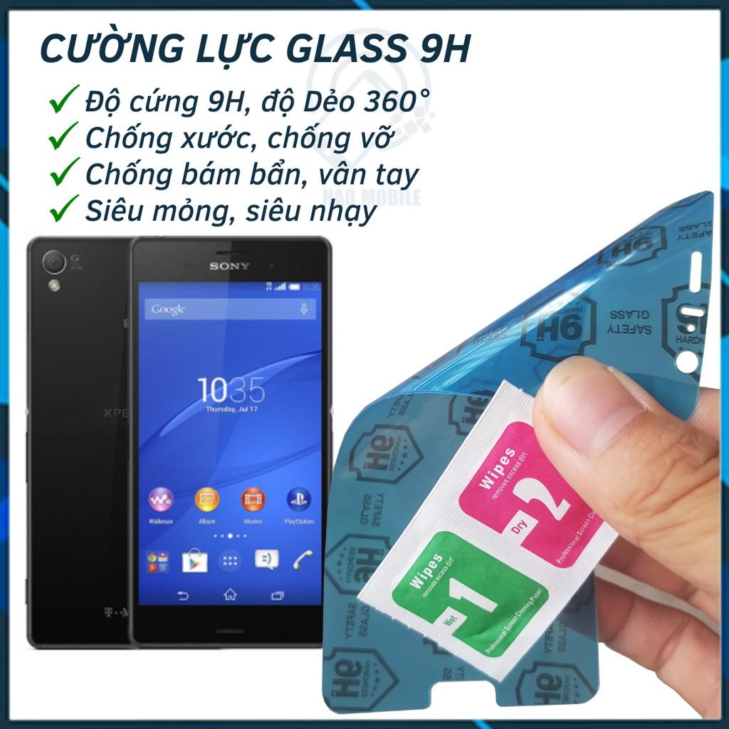 Dán cường lực dẻo nano mặt trước sau dành cho Sony Z3