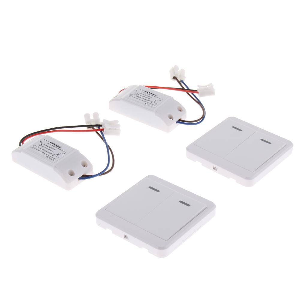 Home Wireless ON/OFF Switch Remote Control Wall Panel Remote Lights