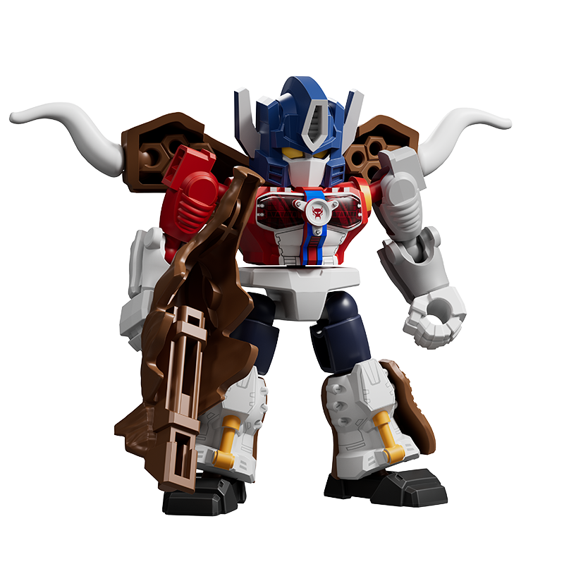 Đồ Chơi Blindbox Lắp Ráp Mô Hình Transformers - Defender Version DV07 - Power Of The Beast - Blokees ET62