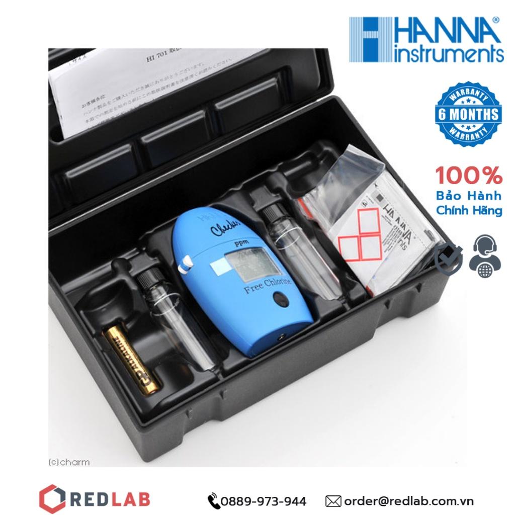 Máy đo Clo dư cầm tay Hanna HI701 bảo hành 6 tháng | Checker đo Cl2 trong nước