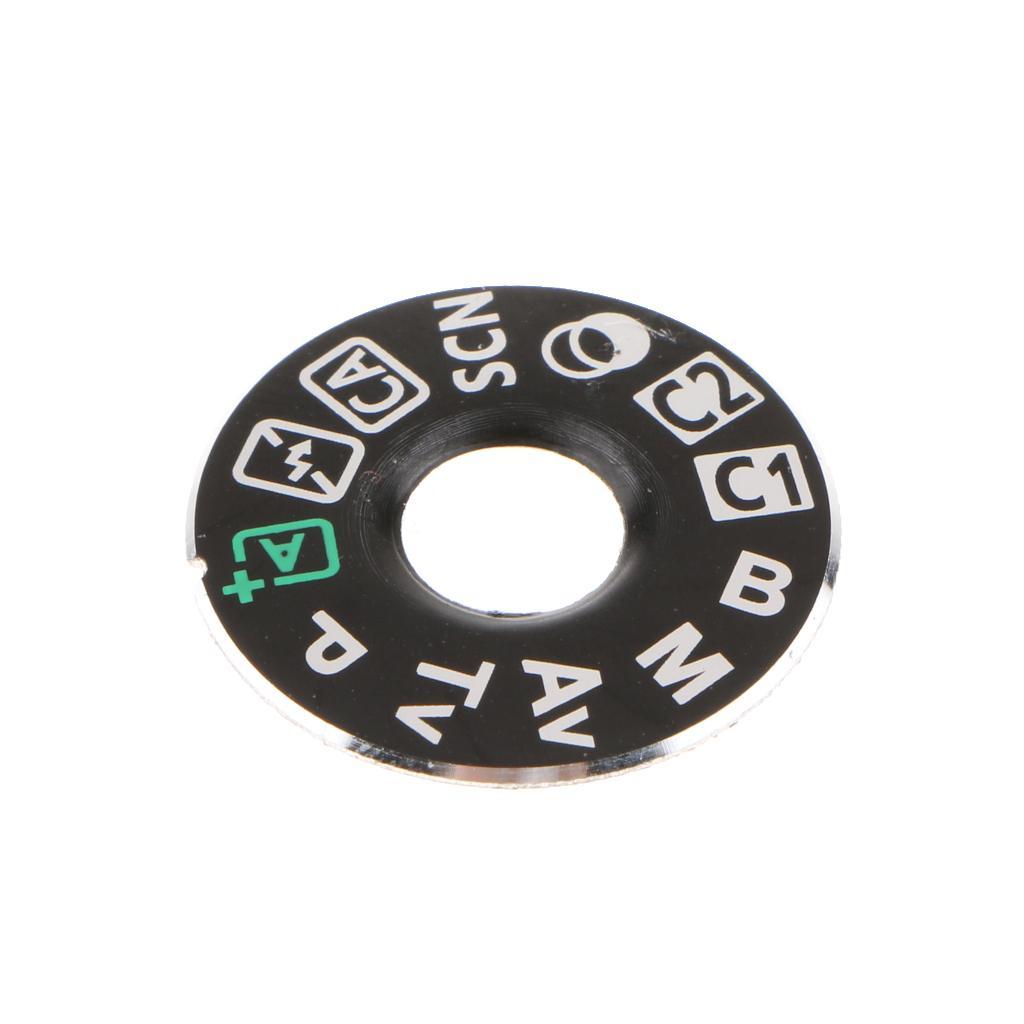2x Top Cover Dial Mode Plate Interface Cap Repair Part for 80D/5D2