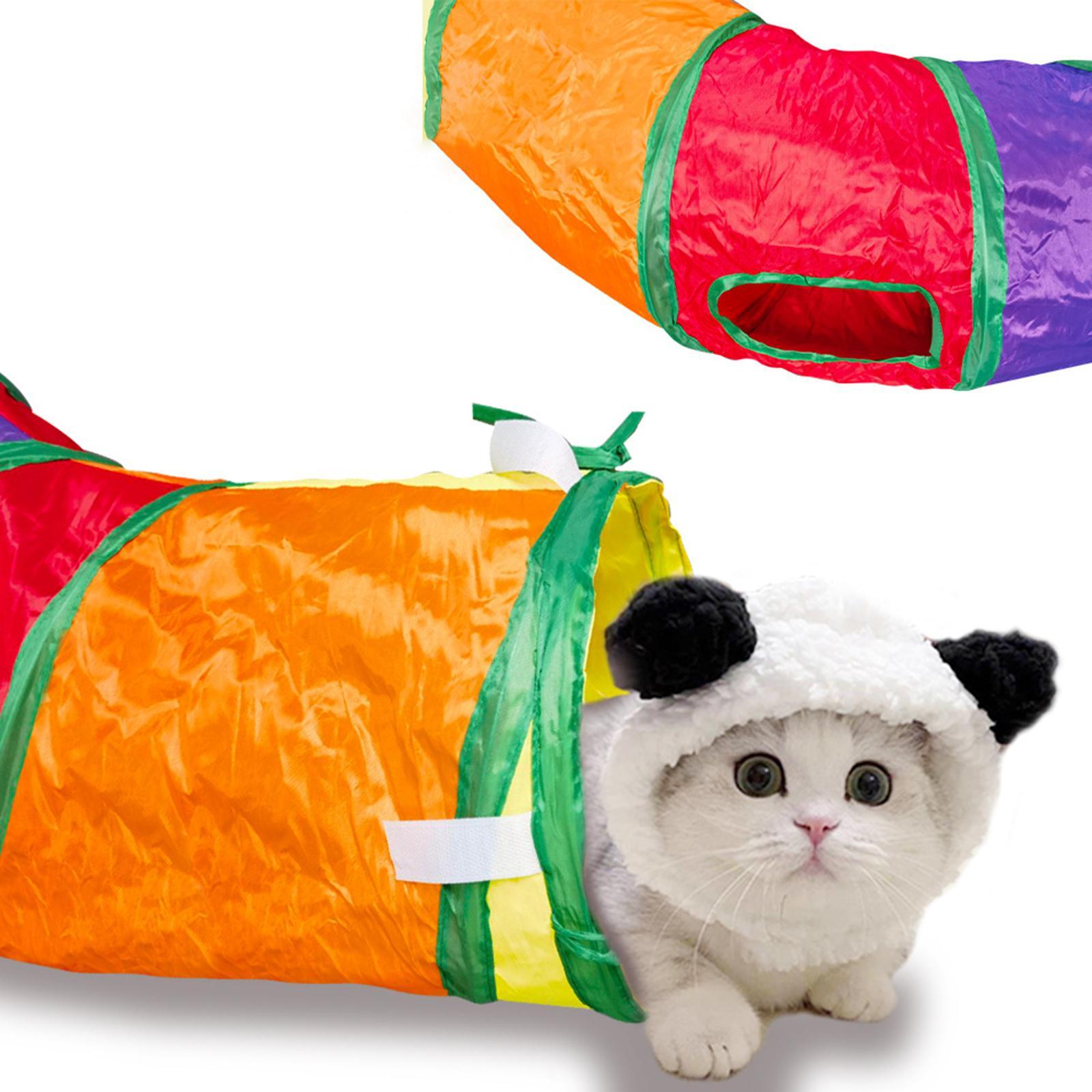 Cat Tunnel Playing Hut Play Tunnels Outside for Hamster Small Animals Rabbit