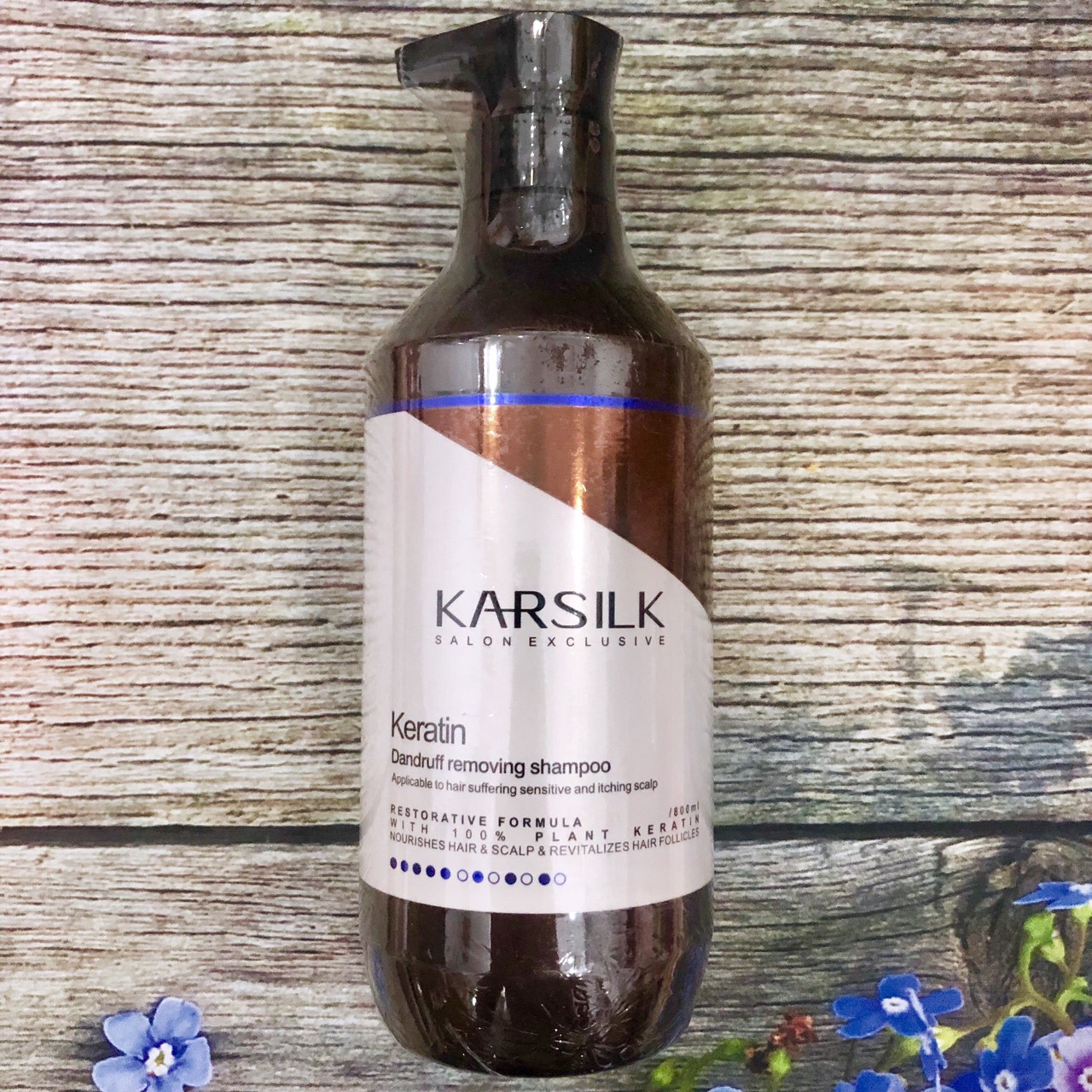 Dầu gội Karsilk Keratin Dandruff Removing shampoo làm sạch và ngăn ngừa gàu ngứa nấm tóc  800ml