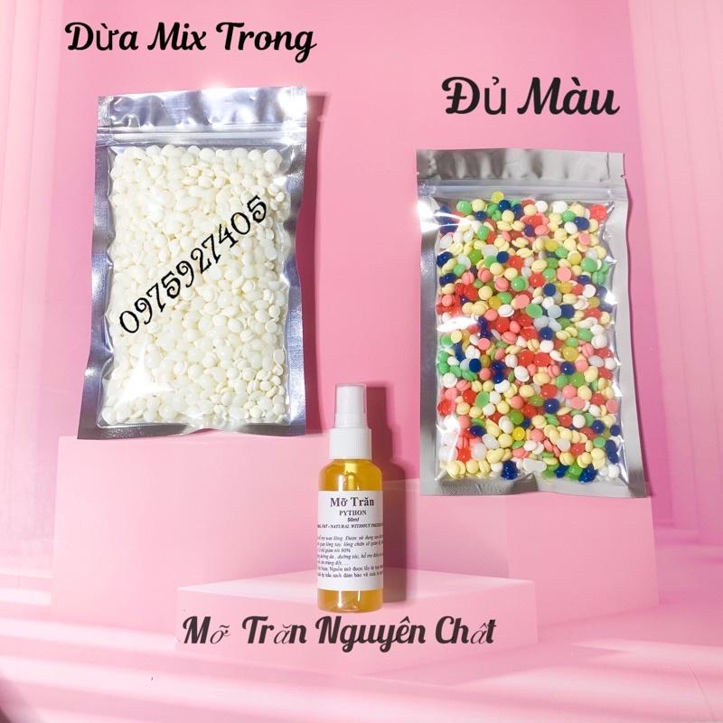 Sáp wax lông đủ màu sắc bám lông cực tốt + Mỡ Trăn