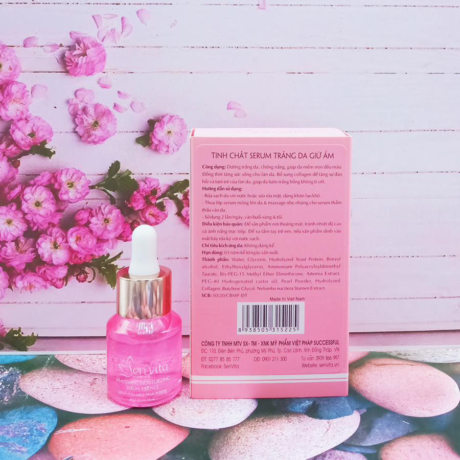 Tinh Chất Serum Trắng Da Giữ Ẩm 15ml Senvita