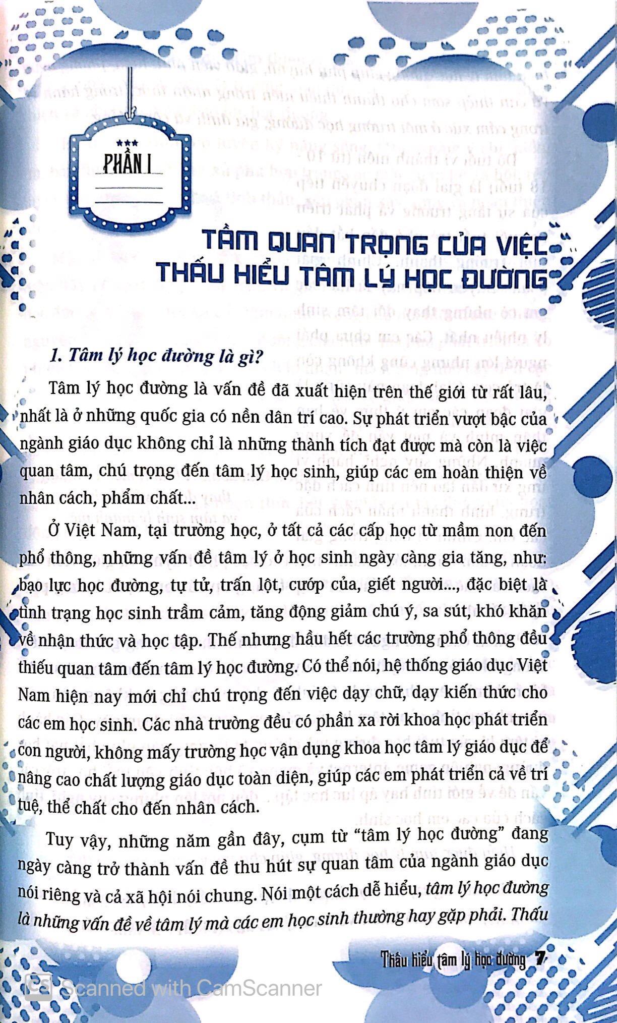Thấu Hiểu Tâm Lý Học Đường