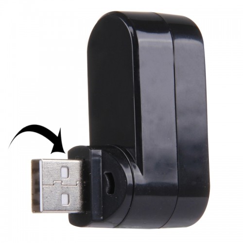 Đầu USB Xoay 180 Độ Chia 3 Cổng USB 2.0 Portable HUB