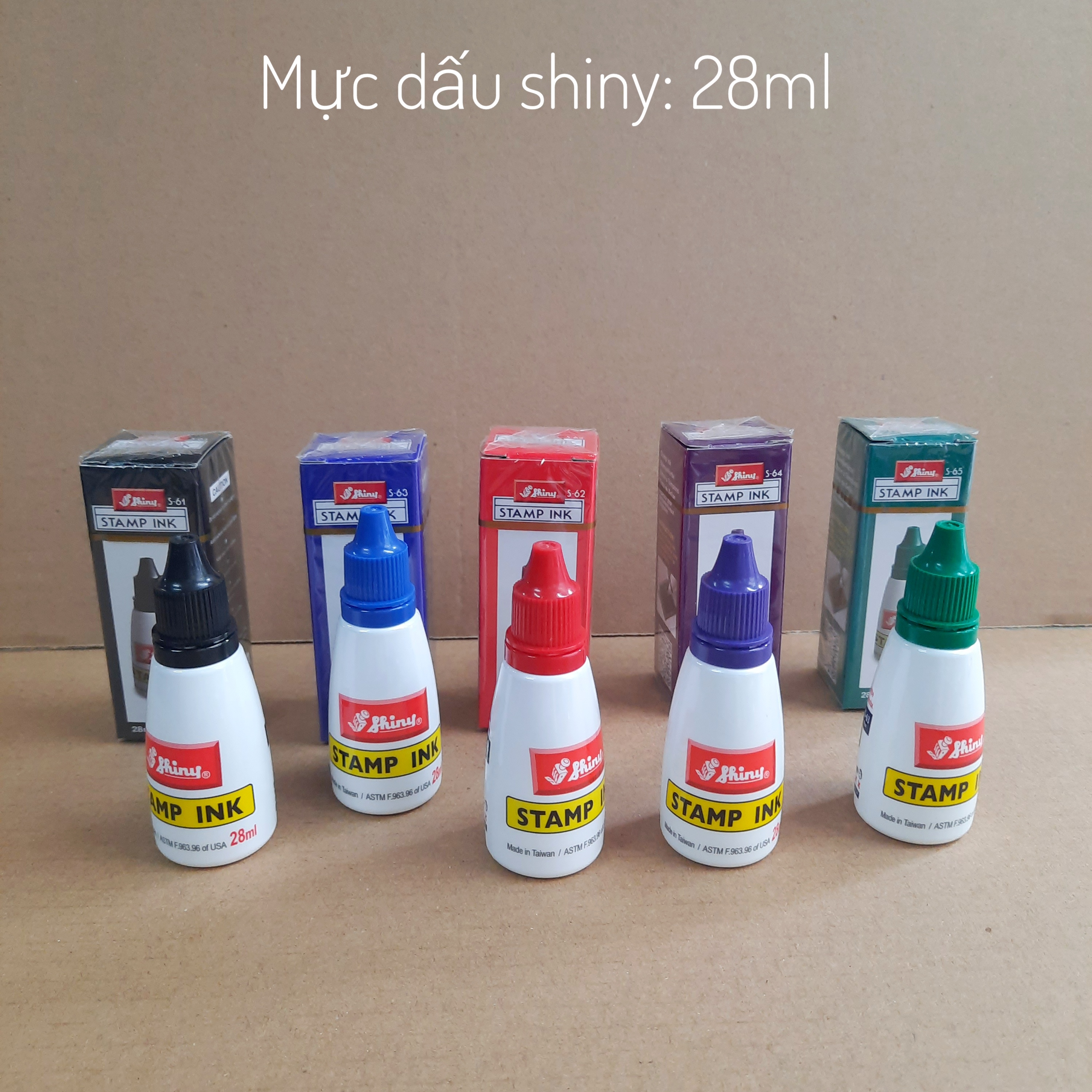 Mực dấu shiny lọ 28ml