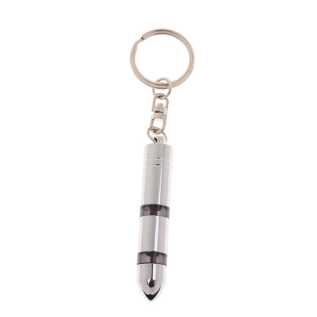 Car Mini Anti Static Electricity  Remover Key Chain Keyring Black