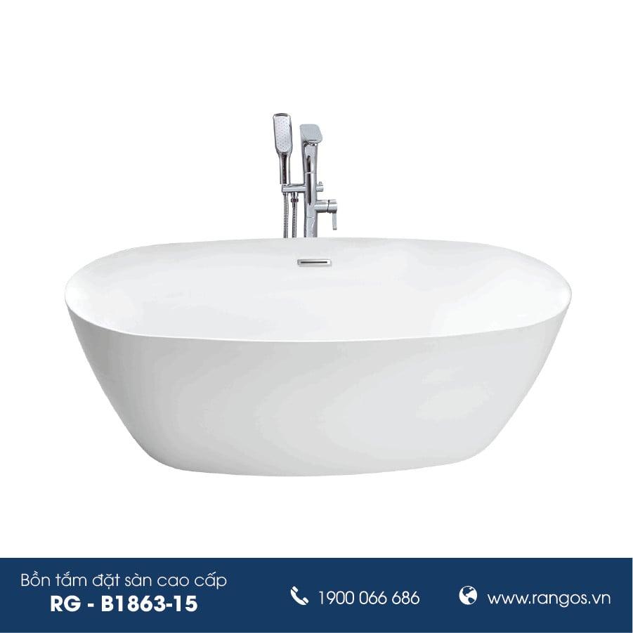 CHẬU RỬA LAVABO LIỀN CHÂN RANGOS RG-6108