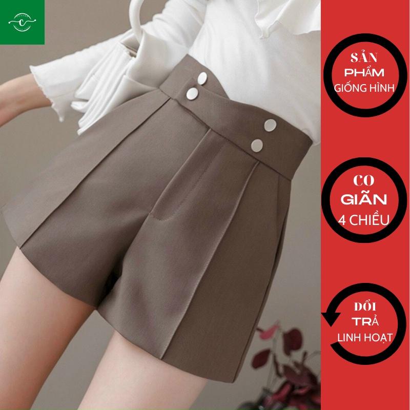 Quần short nữ cạp cao siêu hot, short nữ lưng cao, Quần Đùi VOZODO 14