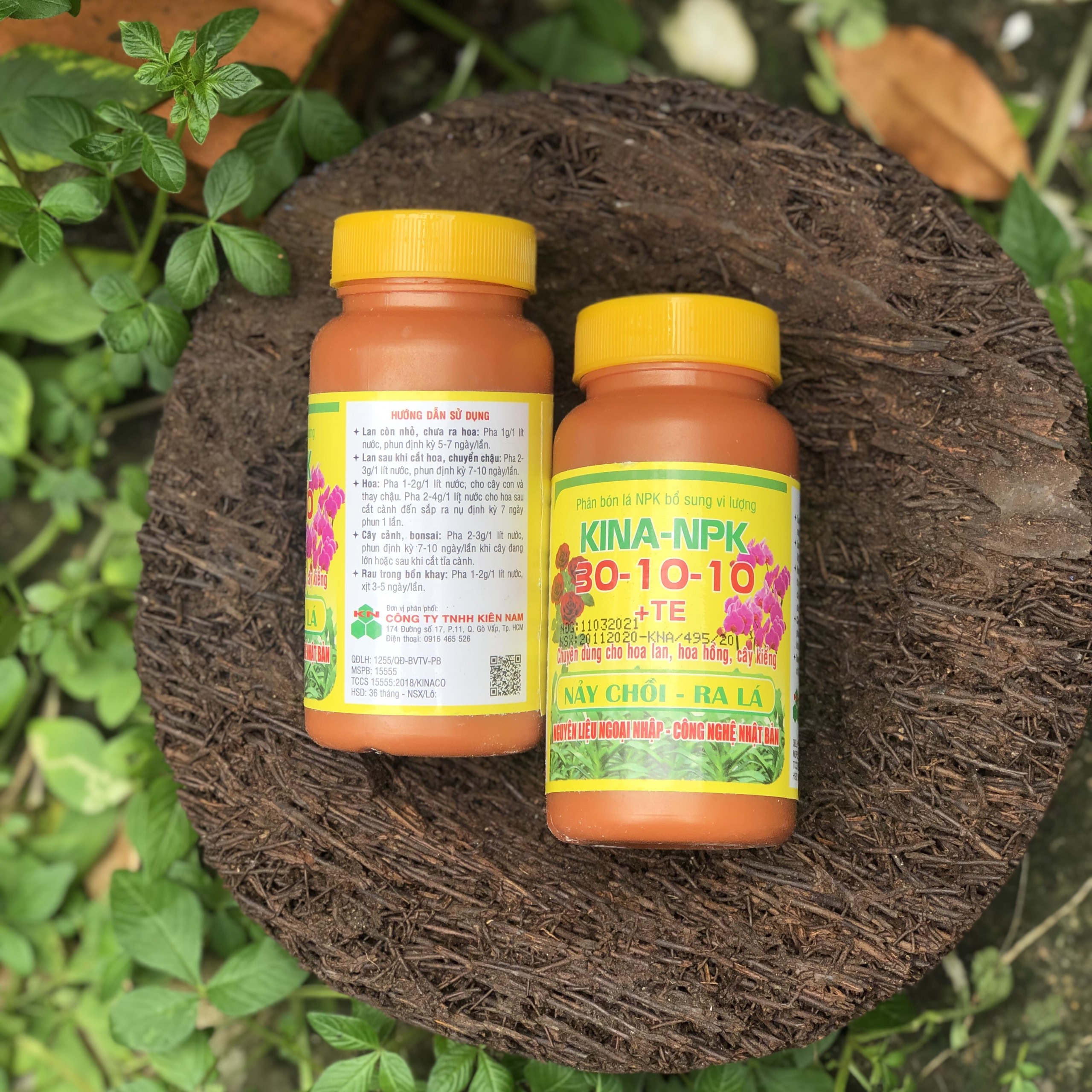PHÂN BÓN HOA HỒNG HOA LAN NẢY CHỒI RA LÁ KINA -20 NPK 30-10-10+ TE-100g