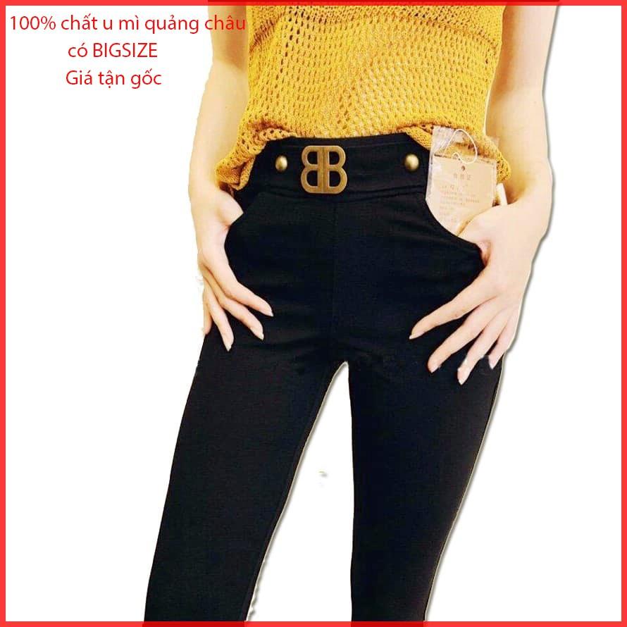 Quần Legging BB 100% chất u mì hàn Quảng Châu có BIG SIZE