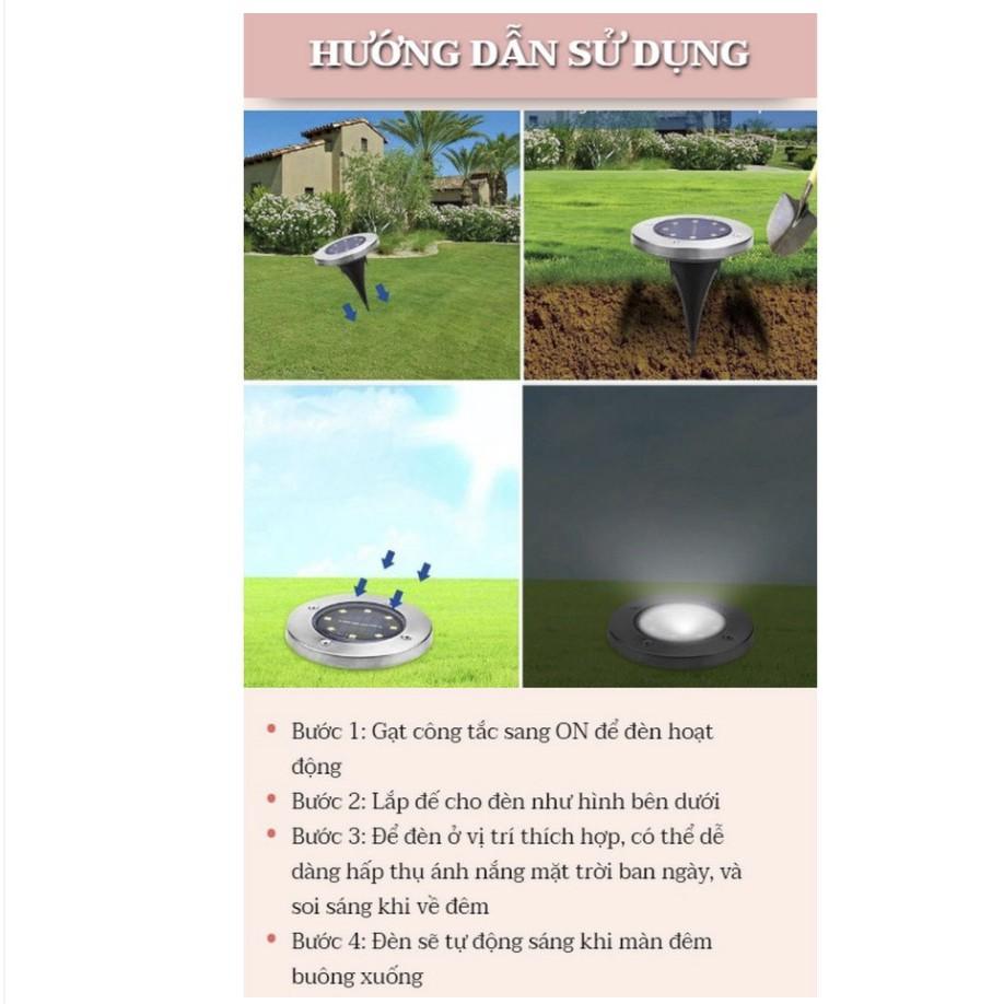 BỘ 4 ĐÈN LED NHÀ CỬA SỬ DỤNG NĂNG LƯỢNG MẶT TRỜI
