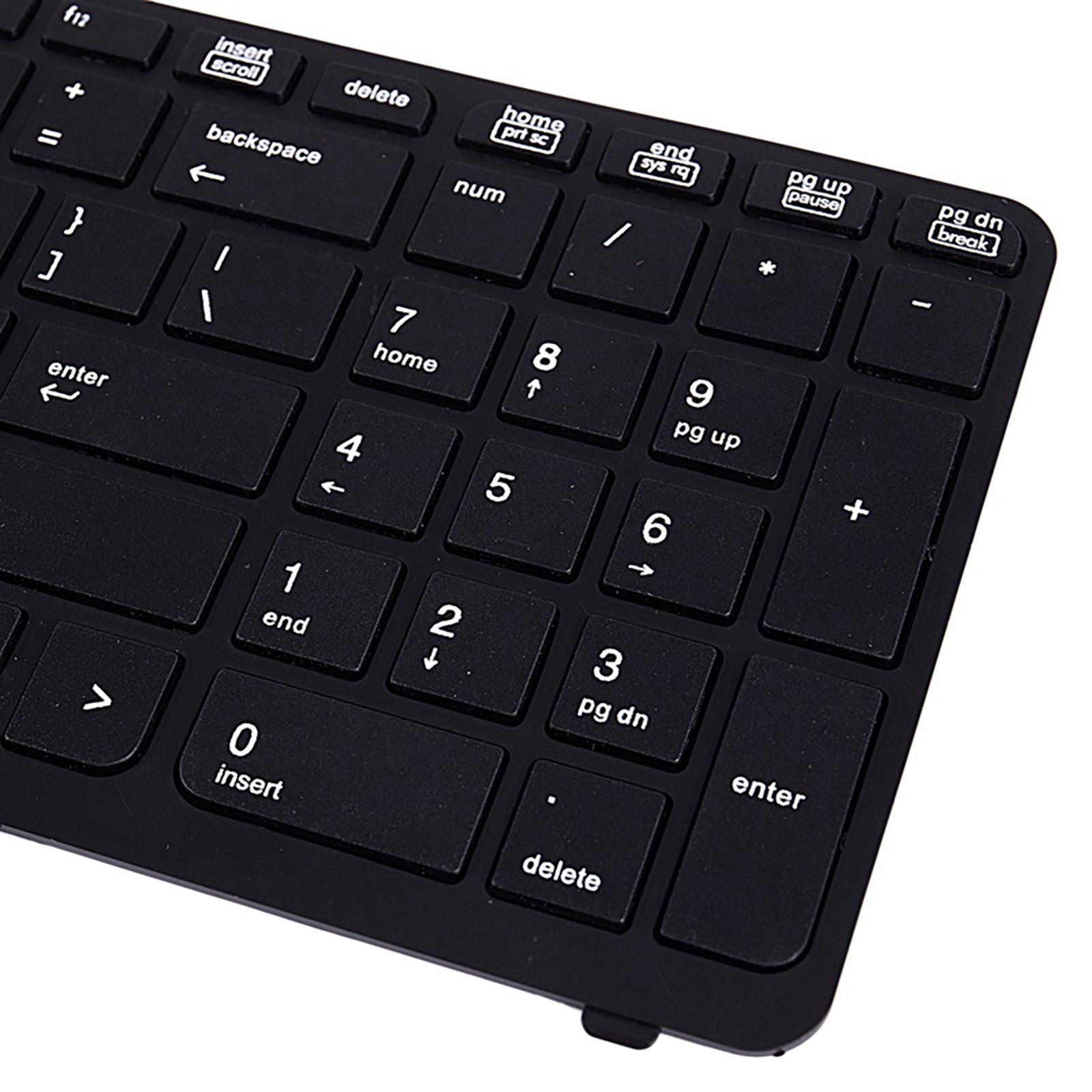 Laptop US English Layout Keyboard Replacement English Version Fits for HP 15 G1 G2 17 G1 G2 Laptop Notebook