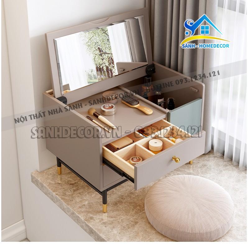 Bàn trang điểm mini đẹp dành cho con gái, bàn phấn thiết kế nhỏ gọn xinh BP41 đẹp