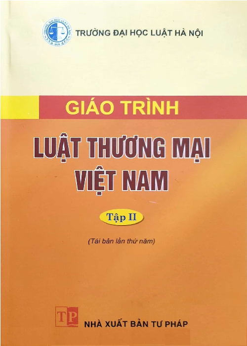 Giáo trình Luật thương mại Việt Nam (Tập 1, tập 2)