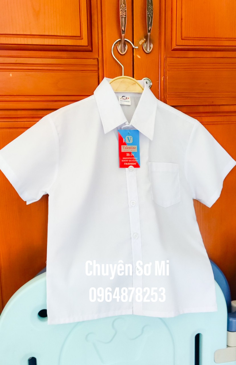 Áo sơ mi trắng, áo sơ mi, áo sơ mi nam tay ngắn vải kate silk
