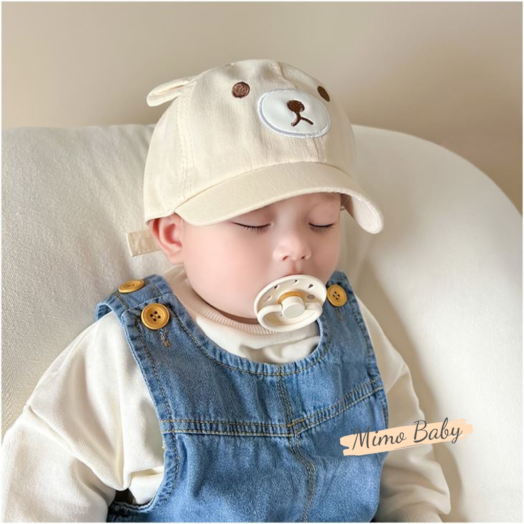 Mũ nón lưỡi trai hình mặt cún đáng yêu cho bé MH229 Mimo Baby