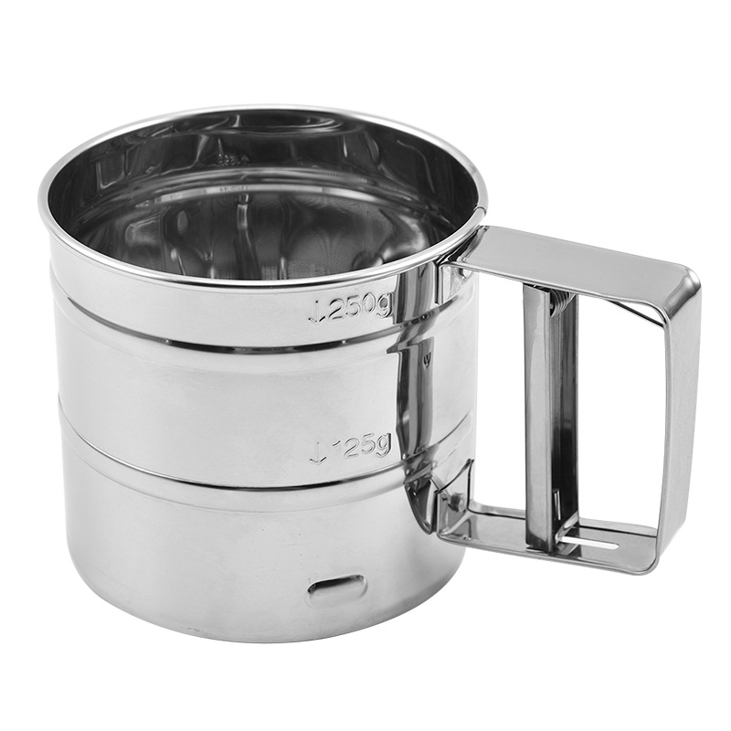 Rây Bột Cầm Tay Cốc Rây Bột Inox Cao Cấp Dụng Cụ Làm Bánh Tiện Lợi