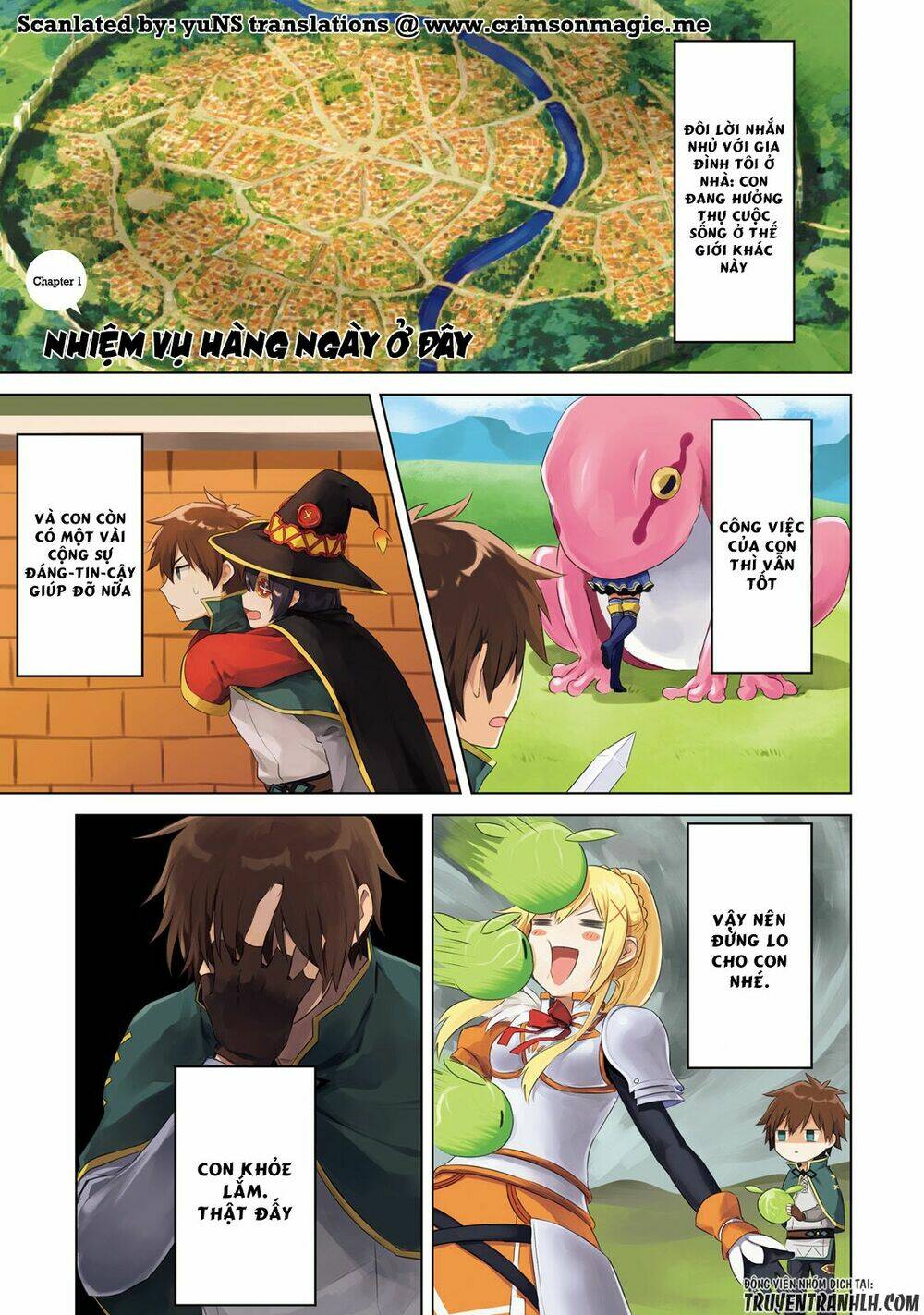 spinoff của konosuba chapter 1 2