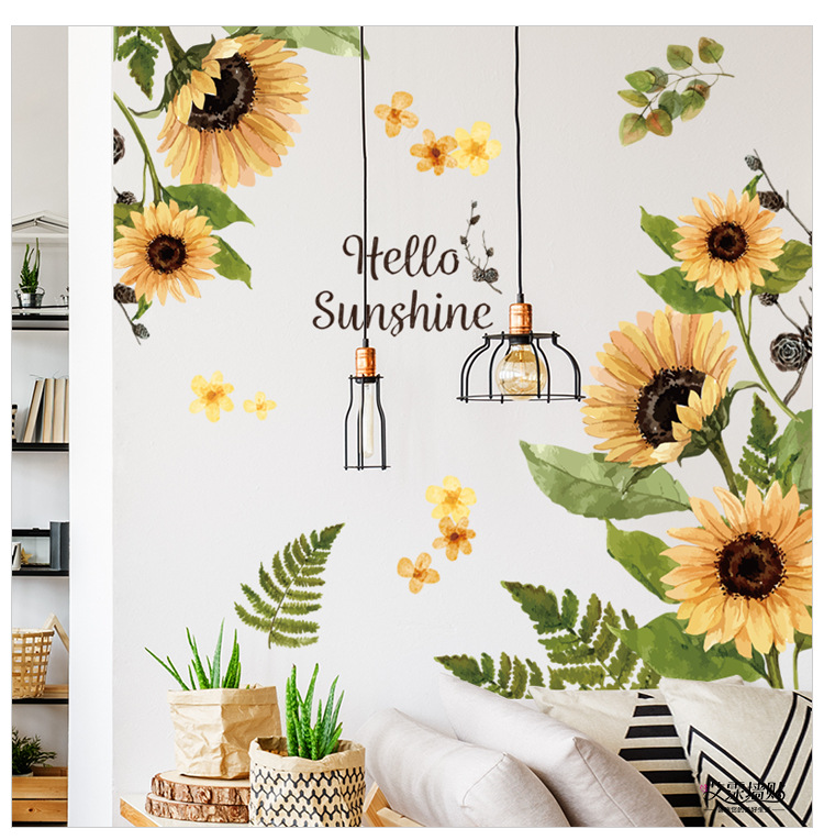 Decal Dán Tường Hoa Hướng Dương