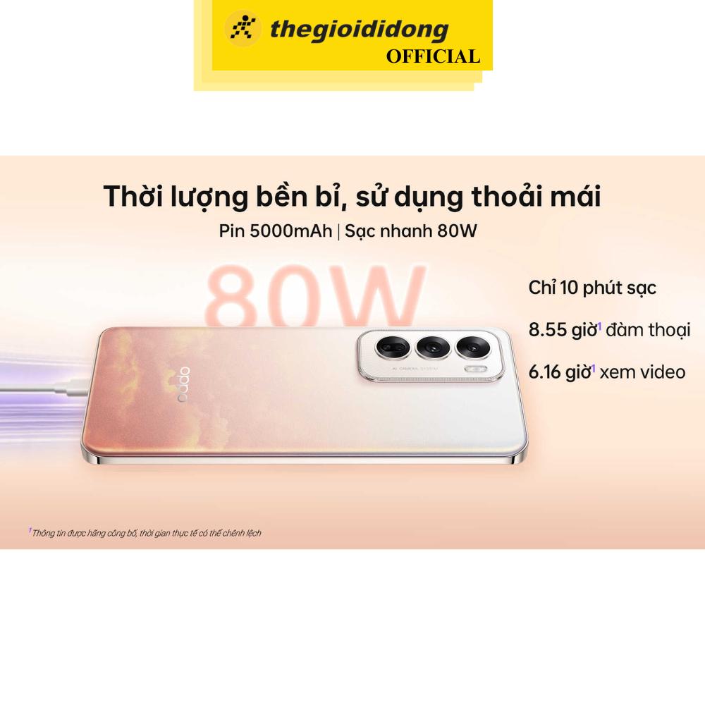 Điện thoại OPPO Reno 12 5G 12GB/256GB Hồng - Hàng Chính Hãng