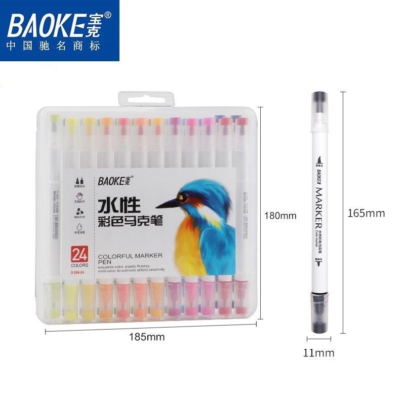 Bút lông hai đầu Marker Baoke - D289 