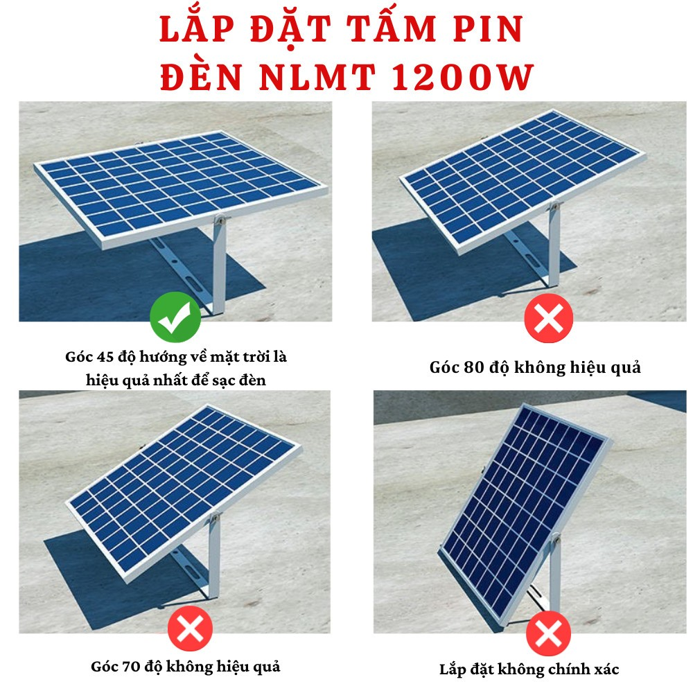 Đèn Năng Lượng Mặt Trời 1000W Solar Light