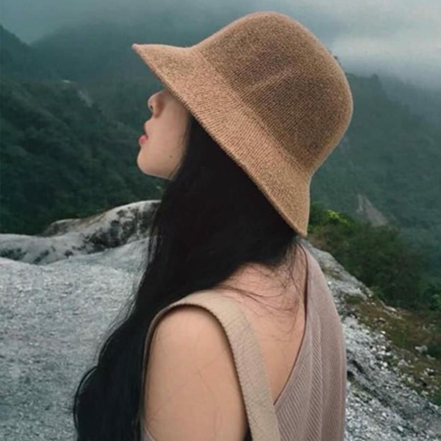 Mũ Cói Đi Biển Chống Nắng CHỮ M Xinh Xắn Cho Nữ