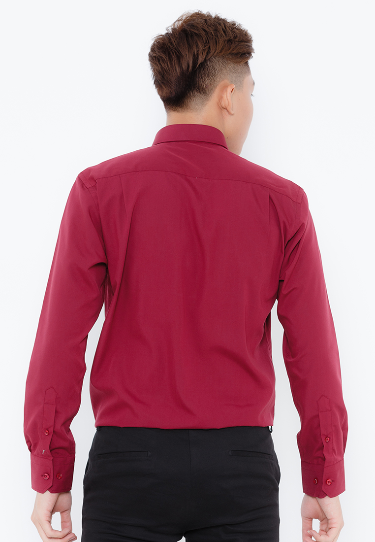 Áo Sơ Mi Dài Tay Màu TC Regular Fit 325 Vĩnh Tiến - VM5-G509