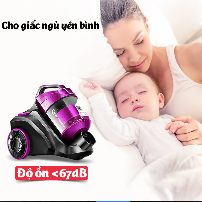 Máy hút bụi ngang L143C kèm 4 đầu hút công suất 1200W lõi lọc HEPA