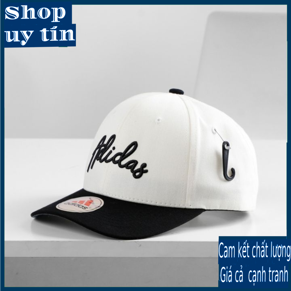 [ Miễn ship / giảm giá ] MŨ NÓN LƯỠI TRAI NAM NỮ ADD ĐƠN GIẢN CAO CẤP - màu đen , màu trắng