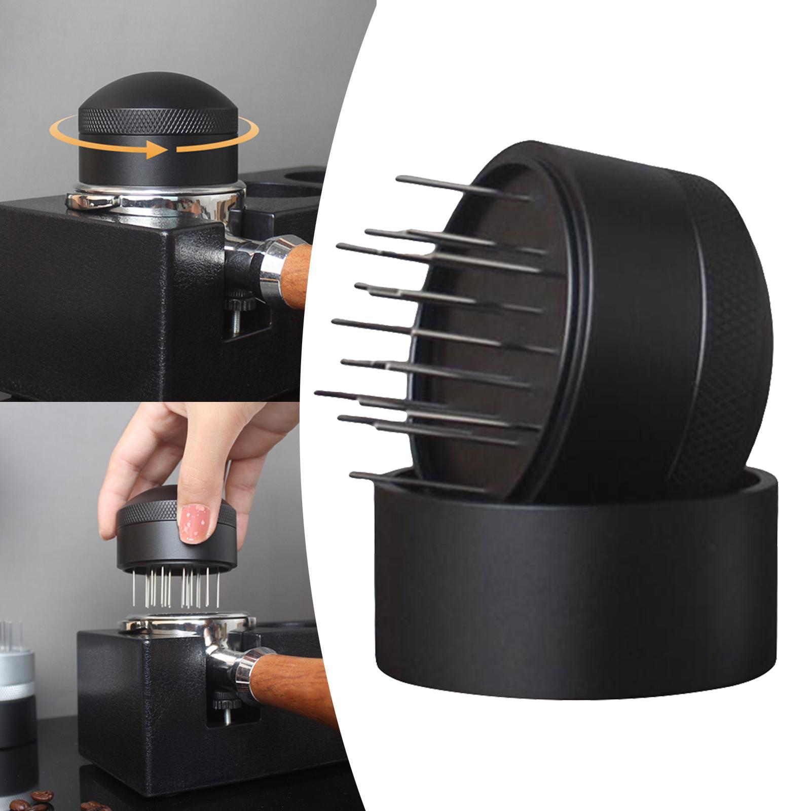 Manual Coffee Stirrer Distributor Espresso Stirrer 20 Pins Adjustable Depth 51mm