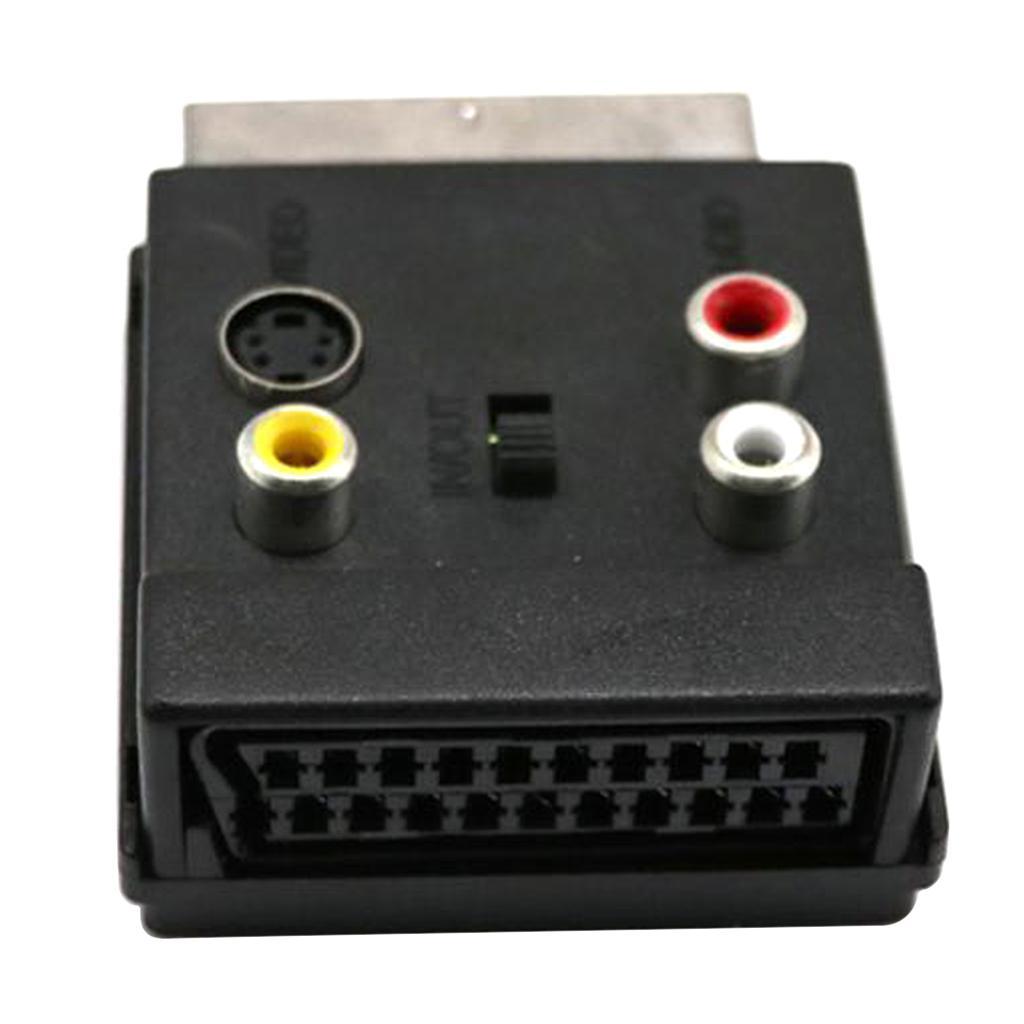 USB Male to 3 RCA + Scart to Scart S-Video 3 RCA Adaptor