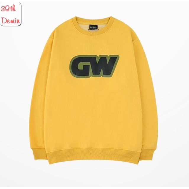 Áo nỉ GW phong cách Hip Hop graffiti sweater unisex Form rộng Free Size