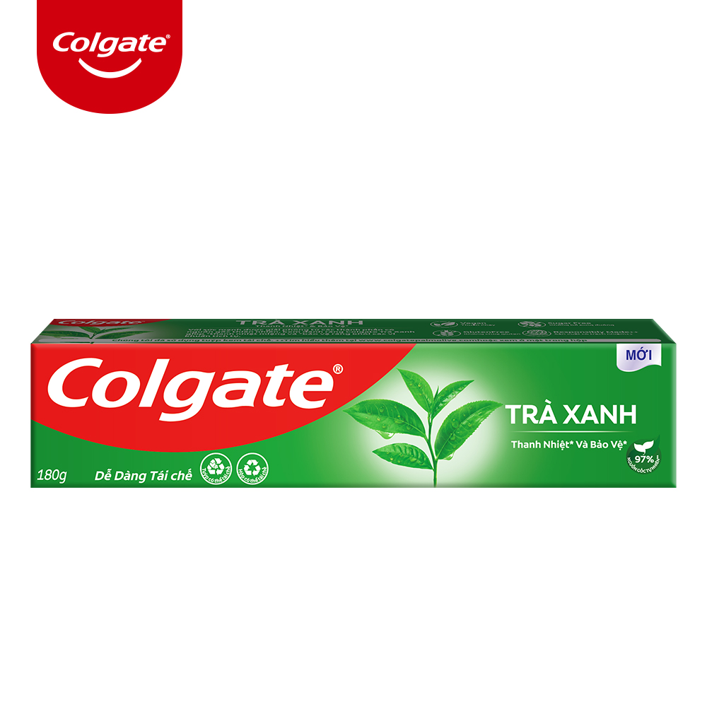 Kem đánh răng Colgate thiên nhiên thanh lọc từ Trà xanh thiên nhiên 180g/tuýp