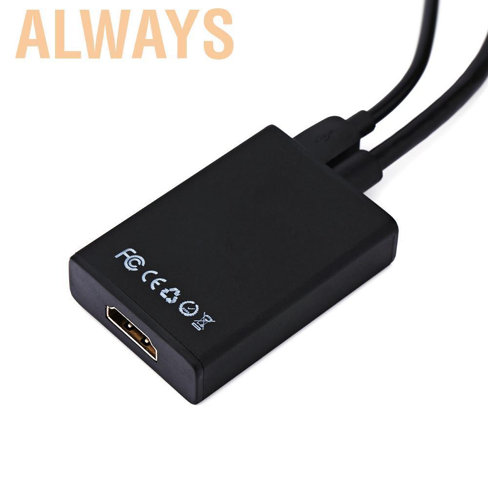 Bộ cáp chuyển đổi từ giác cắm VGA 3.5mm sang cổng HDMI