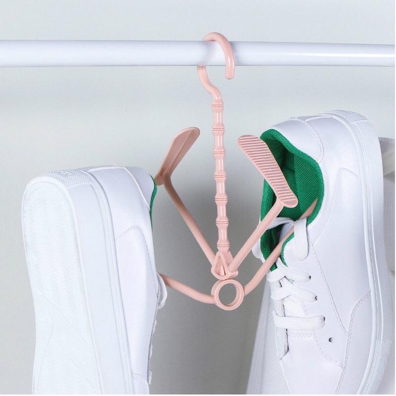 Móc treo phơi giày, treo mũ nón, phụ kiện, treo đồ đa năng xoay 360 độ thông minh tiện dụng