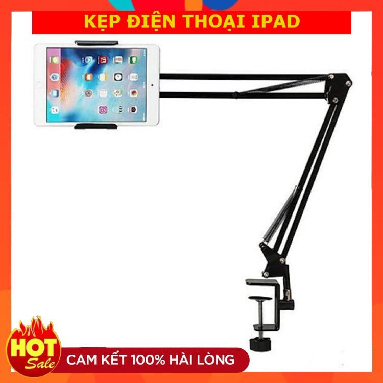 Kẹp dành cho Ipad Diện thoại Máy Tính Bảng . Gía Đỡ cho Ipad Kẹp Đầu Giuờng