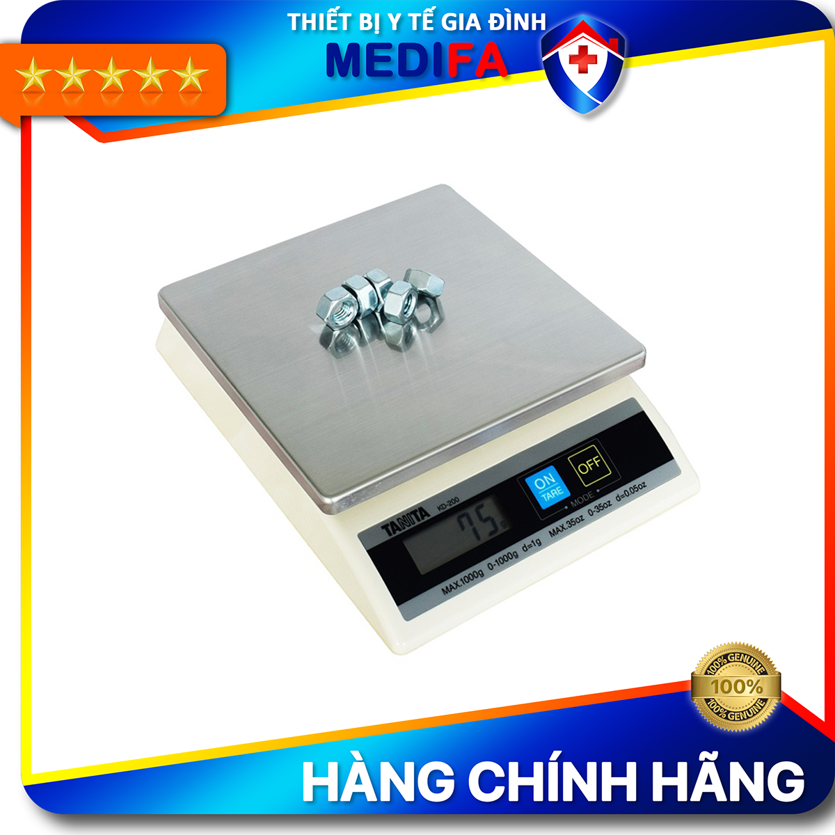 Cân Điện Tử Nhà Bếp Tanita Kd200 Chính Hãng Nhật Bản, Cân Nhà Bếp 1Kg, Cân Nhà Bếp 2Kg, Cân Nhà Bếp 5Kg, Cân Nhật, Cân Trọng Lượng, Cân Chính Hãng, Cân Thực Phẩm, Cân Thức Ăn, Cân Tiểu Ly Điện Tử, Cân Chính Xác - 1Kg1G