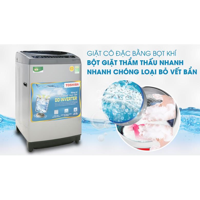 Máy giặt Toshiba Inverter 9 Kg AW-DJ1000CV- Hàng Chính Hãng - Chỉ Giao tại TPHCM