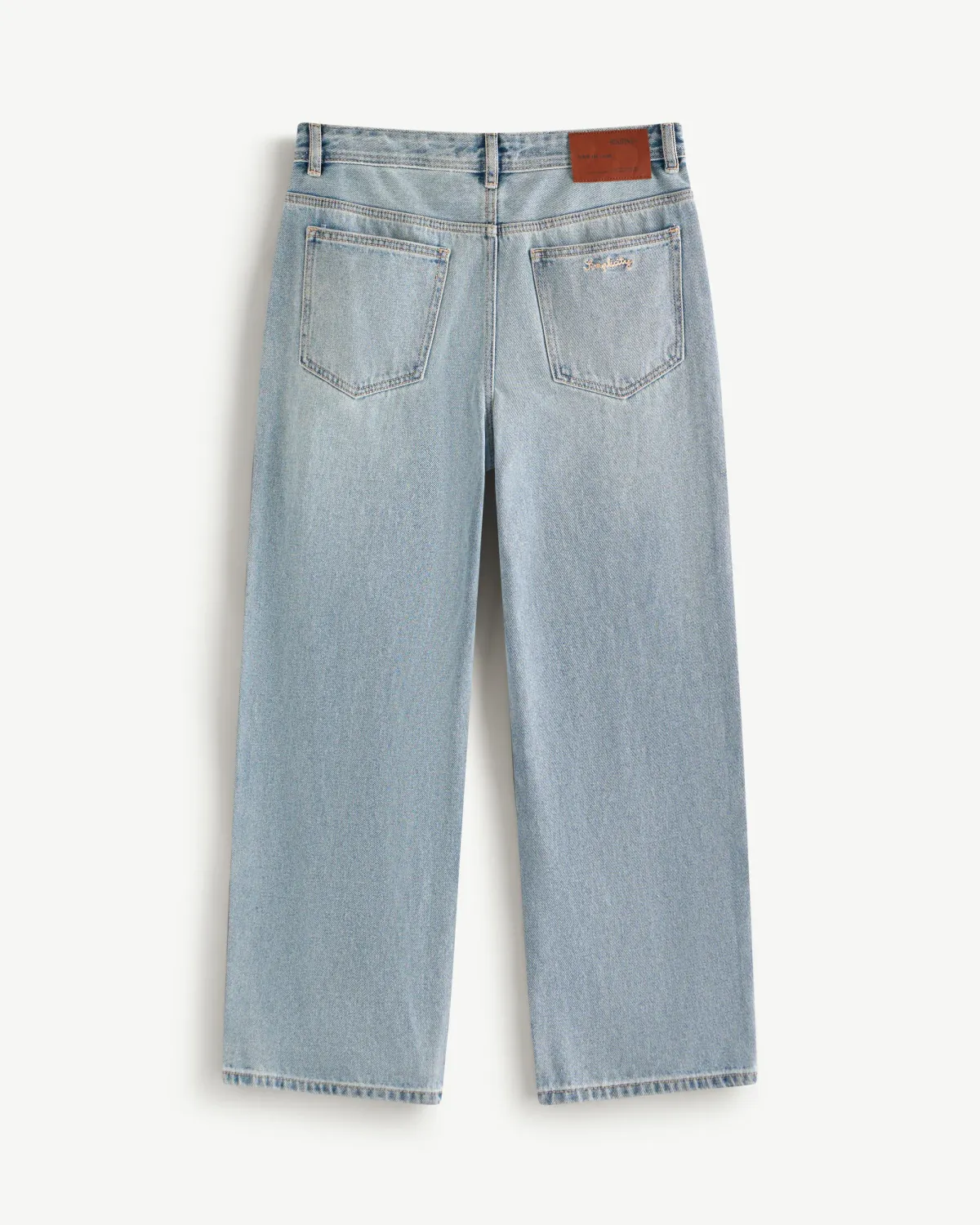 Quần denim nam (Quần jean) thêu túi sau form straight - RT 10S25DPA009 | ROUTINE CÀ MAU