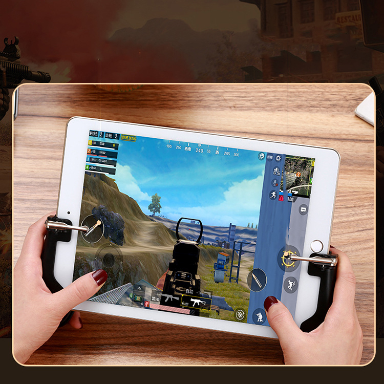 Tay Cầm Game Nút Chơi Game H2 Có Nút Chơi PUBG Cho Điện Thoại Pubg, Ros, Free Fire Controller