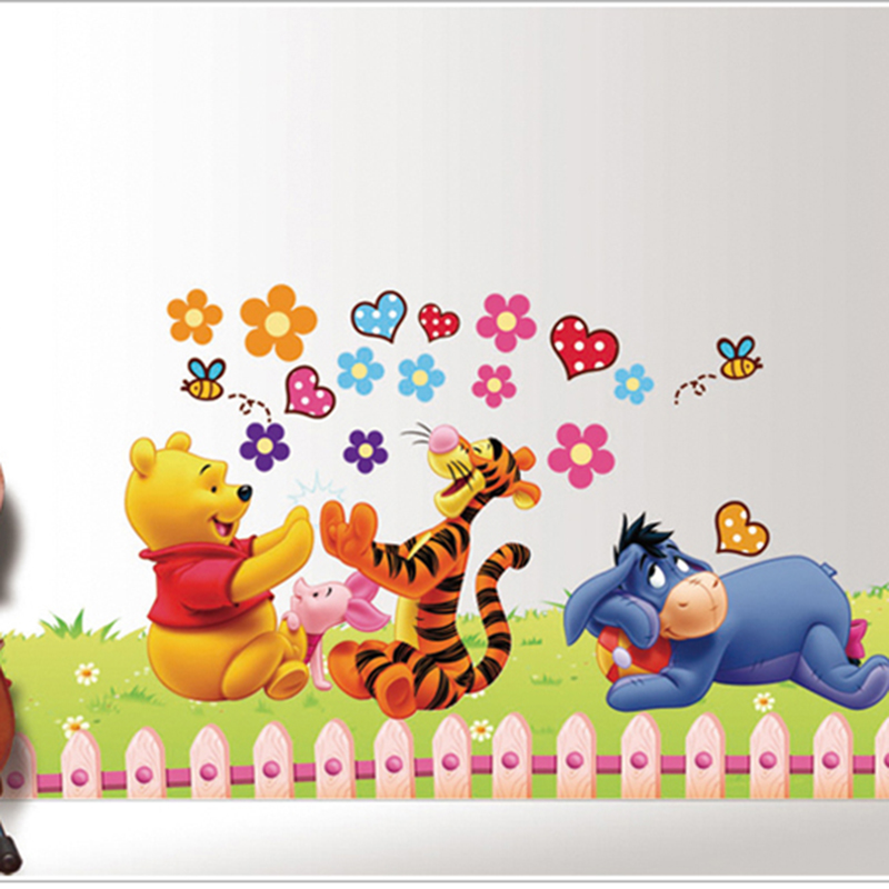 Decal dán tường combo gấu pooh - HP425