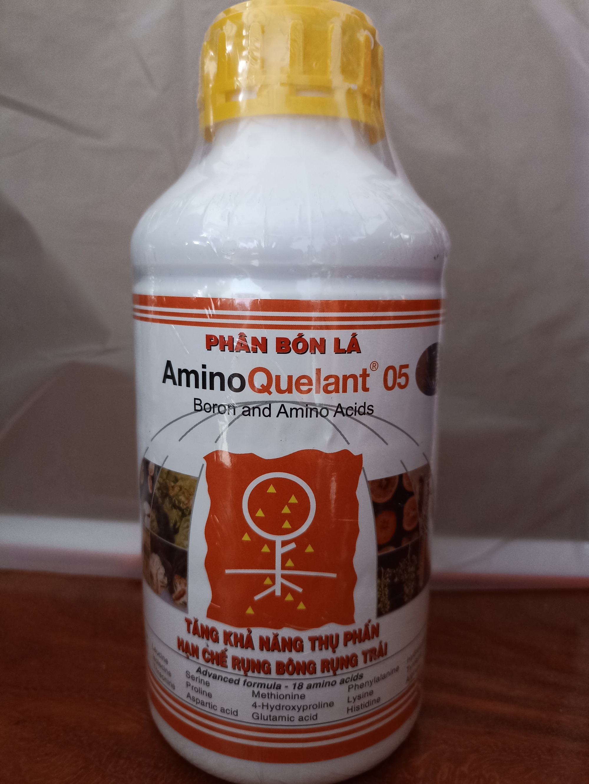 Phân bón lá AminoQuelant 05 - Boron and amino acids - chai 1 lít