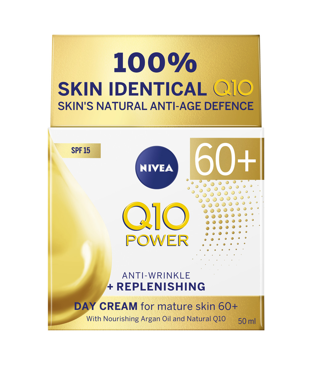 Kem dưỡng chống lão hoá mạnh Nivea Q10 Power Anti Wrinkle + Replenishing Cream 60+ 50ml